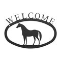 Workstation Small Welcome Sign-Plaque - Standing Horse WO141695